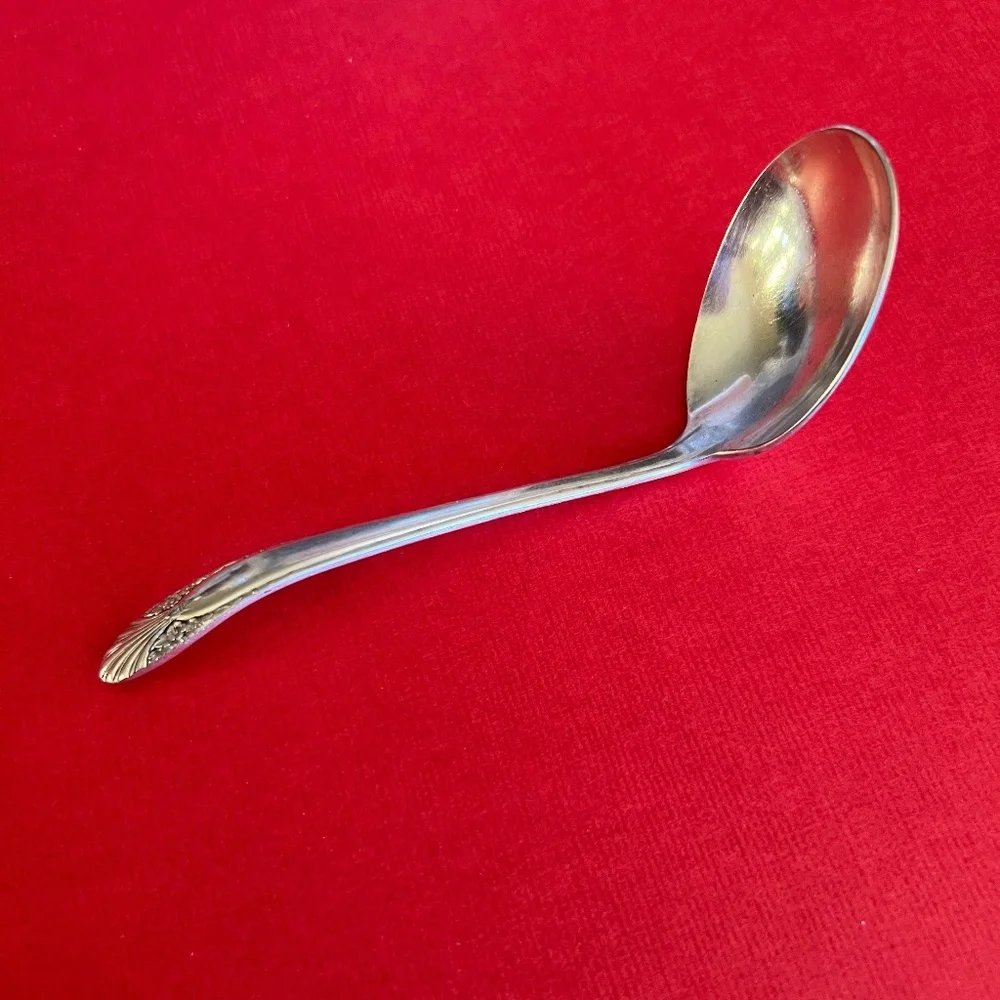 Crown Silverplate Small Sauce Ladle - 1939 Radiance Pattern